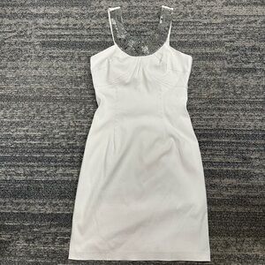 Elegant White Mini Dress